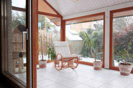 terrasse ferm�e en v�randa