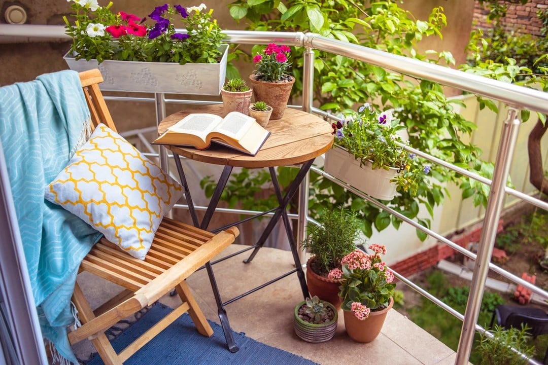 Un jardin sur balcon